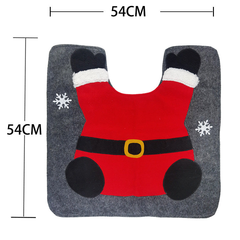Santa Toilet Cover Set