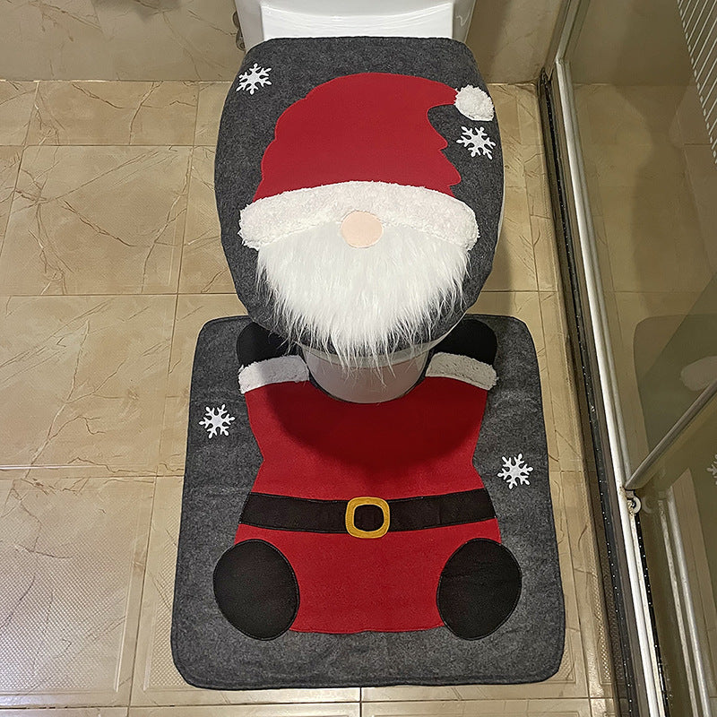 Santa Toilet Cover Set