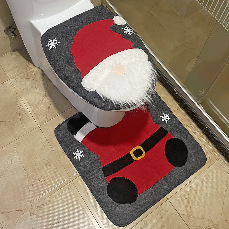 Santa Toilet Cover Set